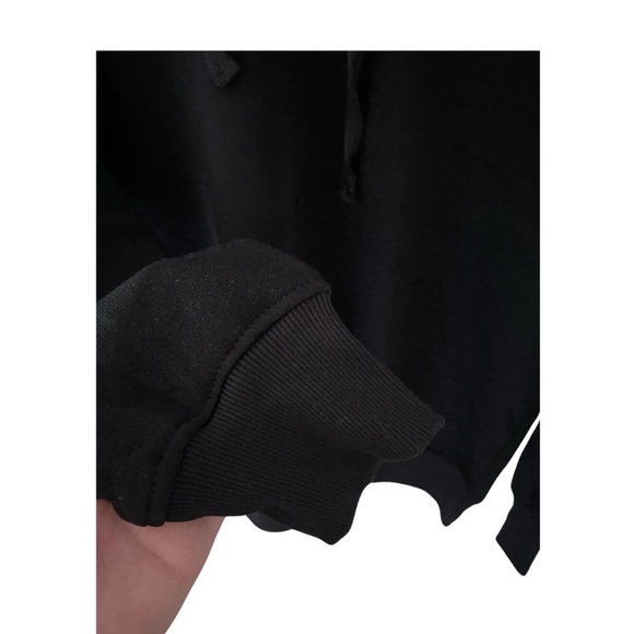 Lili Sport Black Long Sleeve Lightweight Hoodie NWT Size 2X - Picture 4 of 7